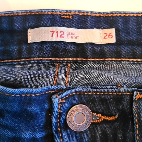 Levi Strauss & Co jeans 712 slim 26 - Picture 3 of 10